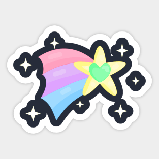 Shooting Star Sticker